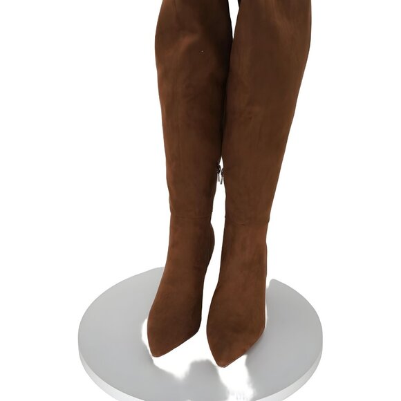 Madden Girl SIZZLEE Over-The-Knee Boots Tan Women's US 8.5M - Picture 5 of 6